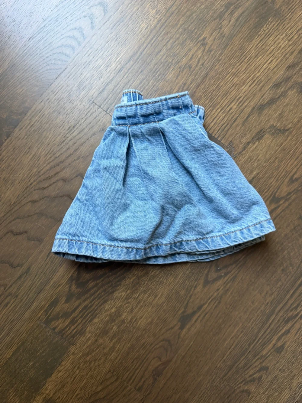 Zara Light Blue Denim Skort Shorts